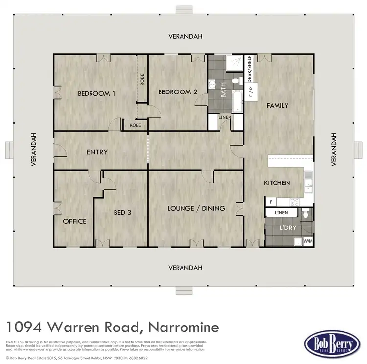 Floorplan of Homely rural property listing, 1094 Warren Rd, Narromine NSW 2821