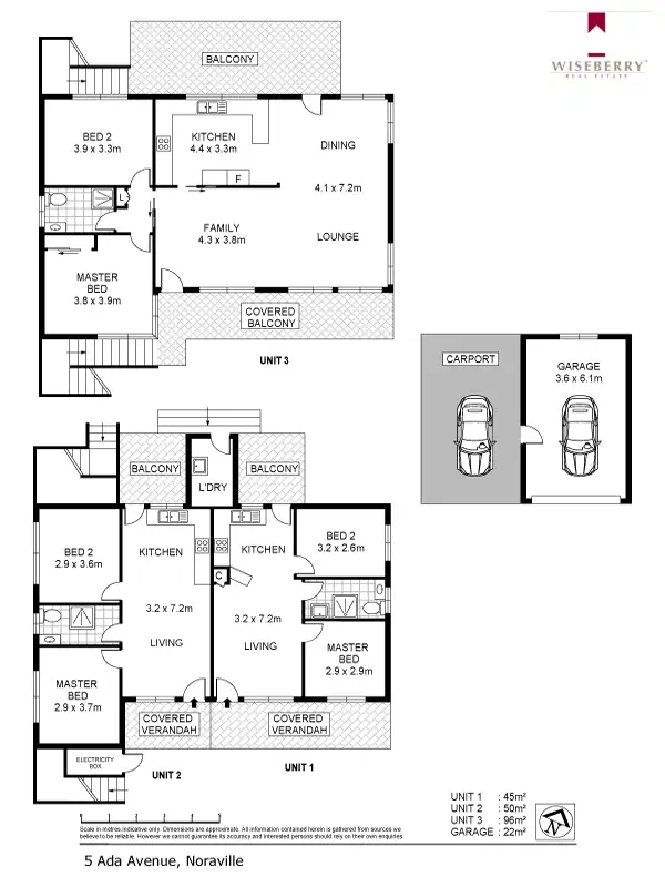 Floorplan of Homely block of units listing, 5 Ada Ave, Noraville NSW 2263