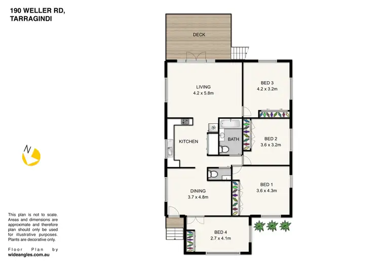 Floorplan of Homely house listing, 190 Weller Rd, Tarragindi QLD 4121