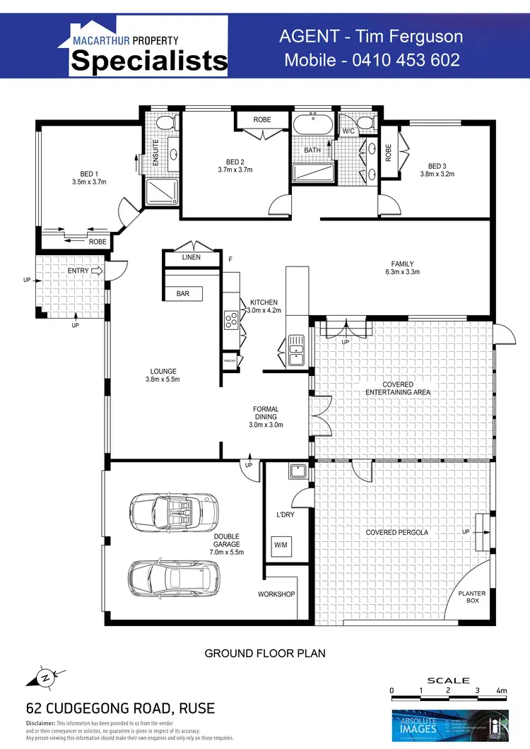 Floorplan of Homely house listing, 62 Cudgegong Rd, Ruse NSW 2560