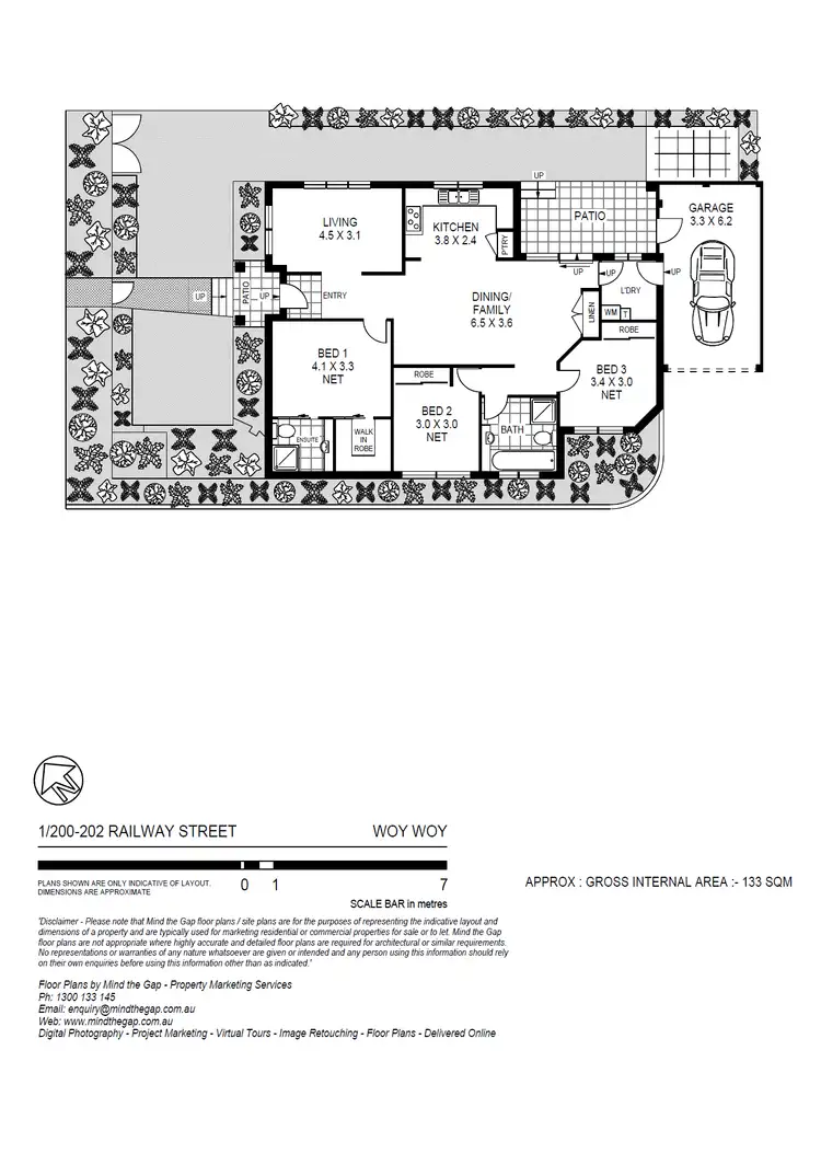 Floorplan of Homely unit listing, 1/200 Railway St, Woy Woy NSW 2256