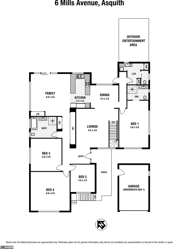 Floorplan of Homely house listing, 6 Mills Ave, Asquith NSW 2077