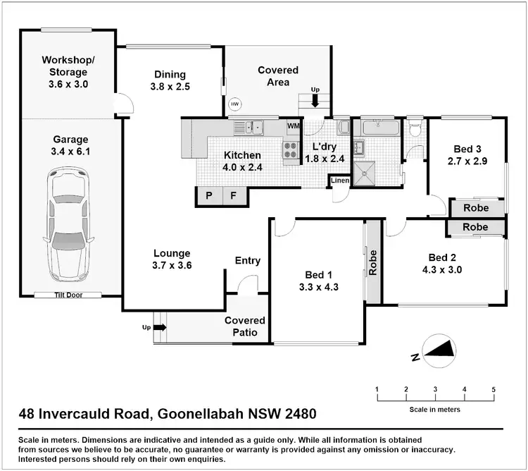 Floorplan of Homely house listing, 48 Invercauld Rd, Goonellabah NSW 2480
