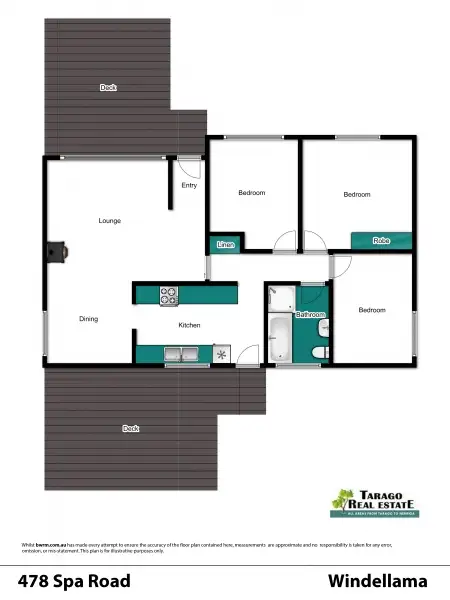 Floorplan of Homely rural property listing, 478 Spa Rd, Windellama NSW 2580