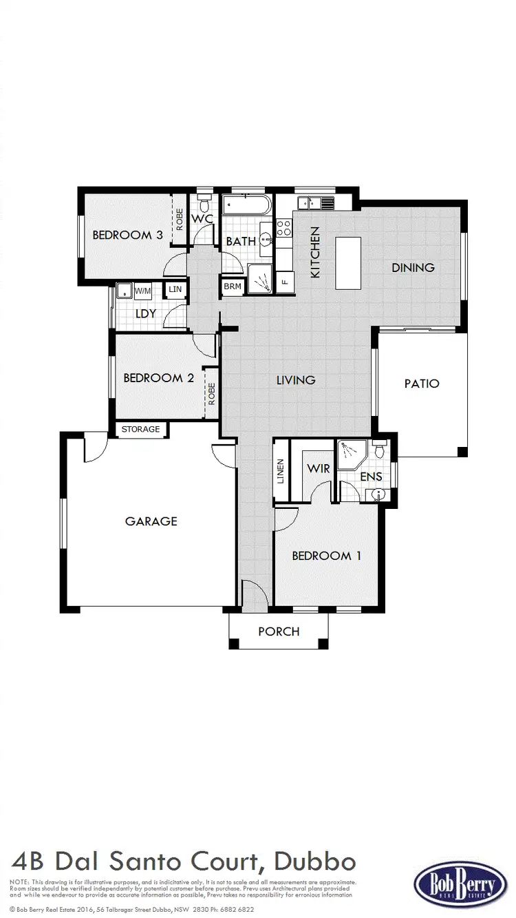 Floorplan of Homely house listing, 4B Dal Santo Ct, Dubbo NSW 2830