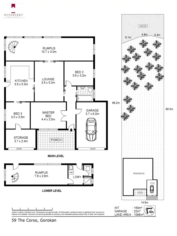 Floorplan of Homely house listing, 59 The Corso -, Gorokan NSW 2263