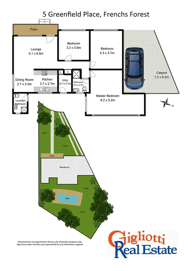 Floorplan of Homely house listing, 5 Greenfield Pl, Forestville NSW 2087