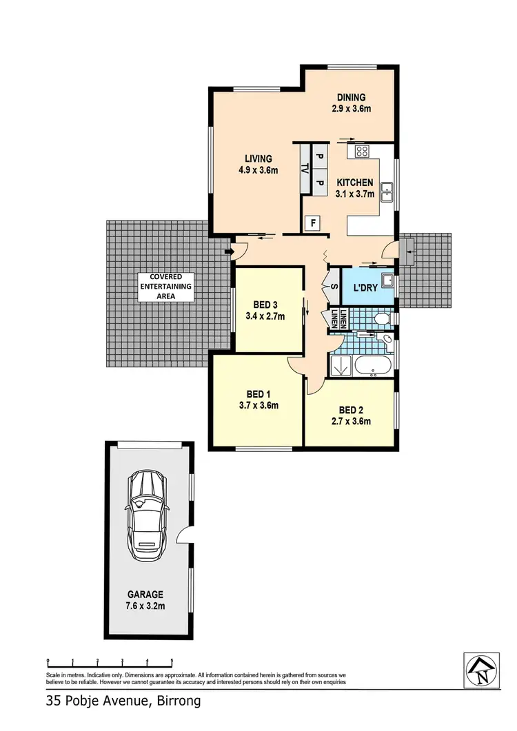 Floorplan of Homely house listing, 35 Pobje Ave, Birrong NSW 2143