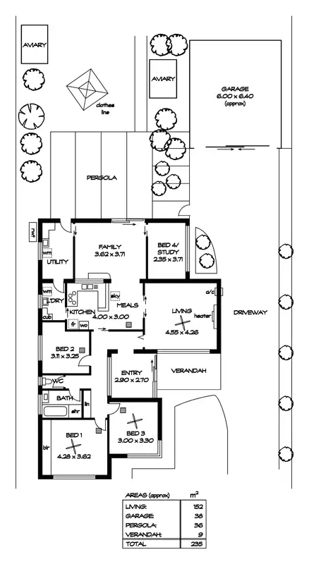 Floorplan of Homely house listing, 14 Esther Binks Ave, Greenacres SA 5086