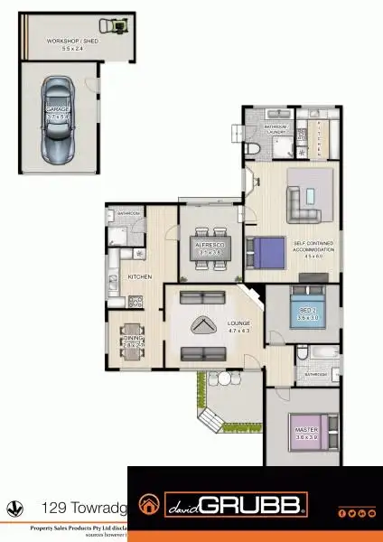 Floorplan of Homely house listing, 129 Towradgi Rd, Towradgi NSW 2518