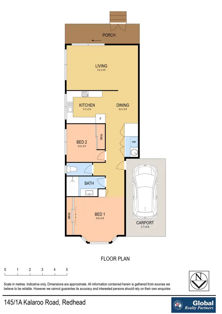 Floorplan of Homely house listing, 145/1A Kalaroo Rd, Redhead NSW 2290