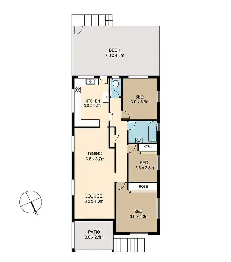 Floorplan of Homely house listing, 94 Gainsborough St, Moorooka QLD 4105