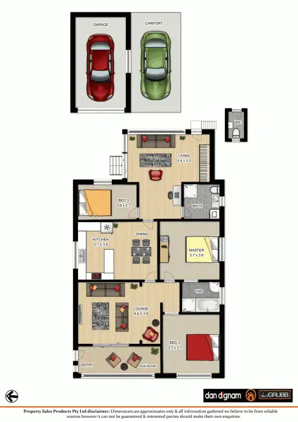 Floorplan of Homely house listing, Address available on request
