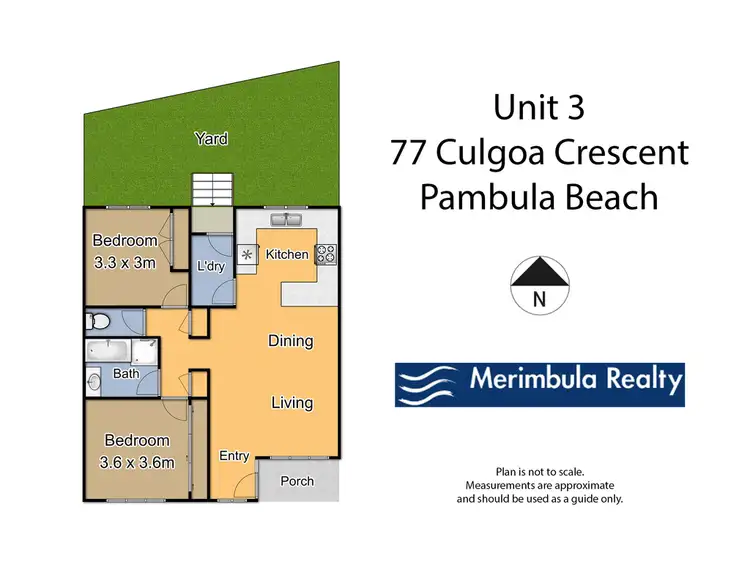 Floorplan of Homely villa listing, 3/77 Culgoa Cres, Pambula Beach NSW 2549