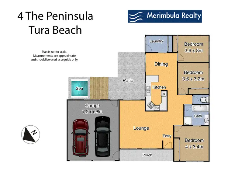 Floorplan of Homely house listing, 4 The Peninsula 0, Tura Beach NSW 2548