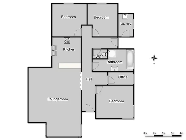 Floorplan of Homely house listing, 3 Racecourse Rd, Orange NSW 2800