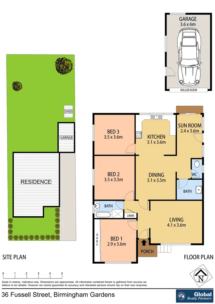 Floorplan of Homely house listing, 36 Fussell St, Birmingham Gardens NSW 2287
