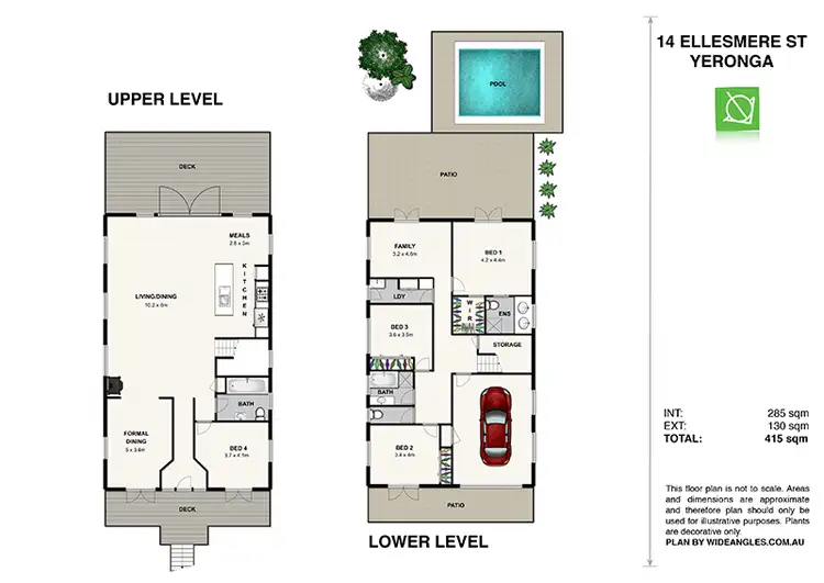 Floorplan of Homely house listing, 14 Ellesmere St, Yeronga QLD 4104