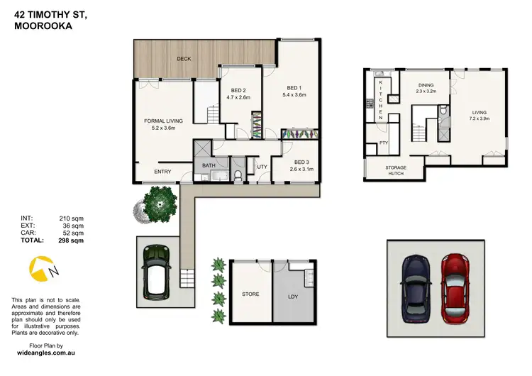 Floorplan of Homely house listing, 42 Timothy St, Moorooka QLD 4105