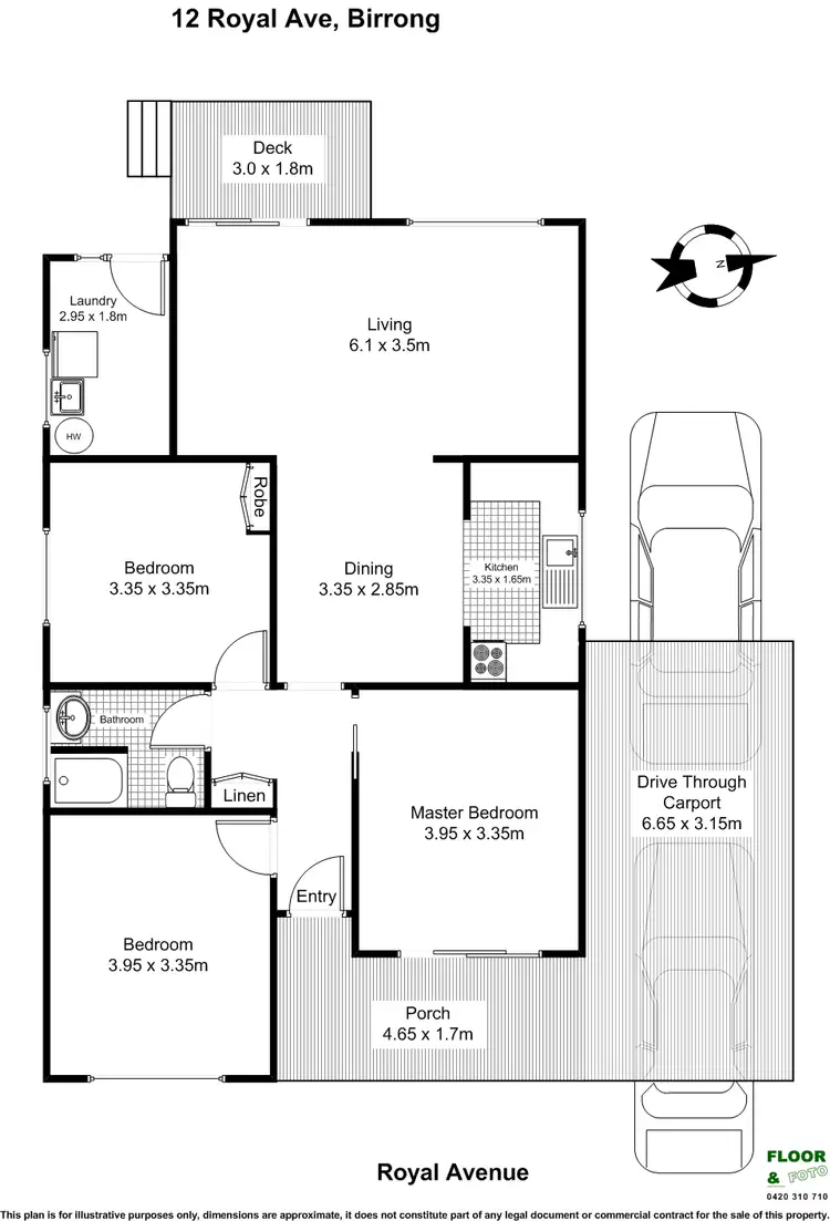 Floorplan of Homely house listing, 12 Royal Ave, Birrong NSW 2143