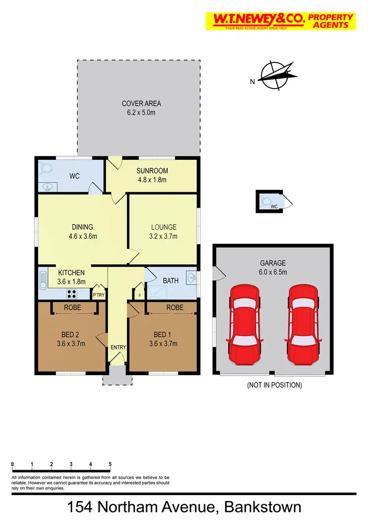 Floorplan of Homely house listing, 154 Northam Ave, Bankstown NSW 2200