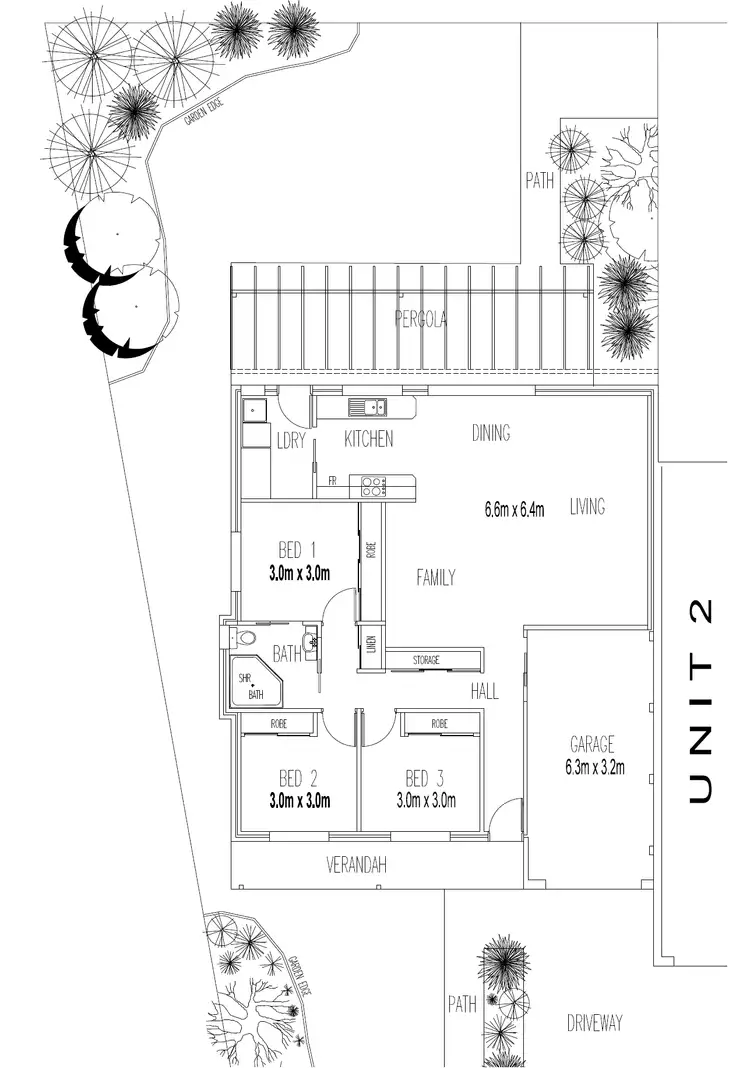 Floorplan of Homely semi-detached listing, 1/5 Port Cove, Gillieston Heights NSW 2321