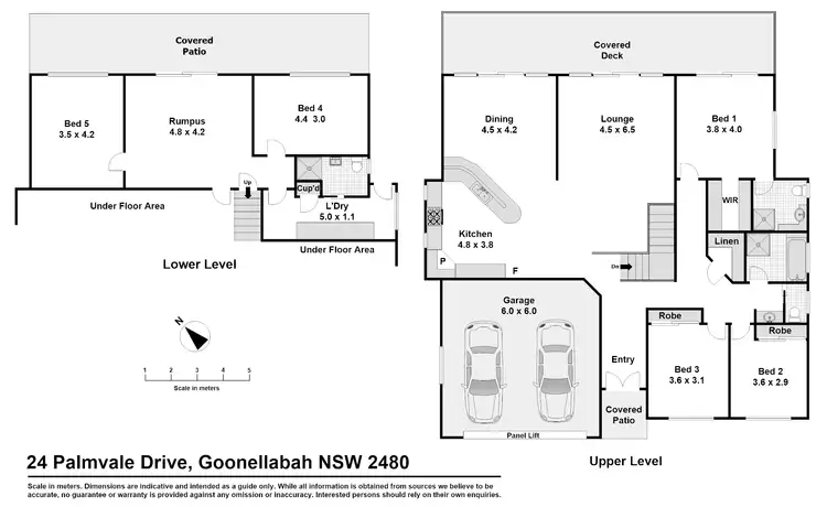 Floorplan of Homely house listing, 24 Palmvale Dr, Goonellabah NSW 2480