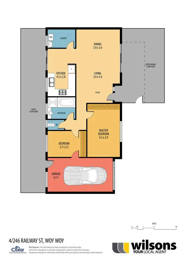 Floorplan of Homely villa listing, 4/246 Railway St, Woy Woy NSW 2256