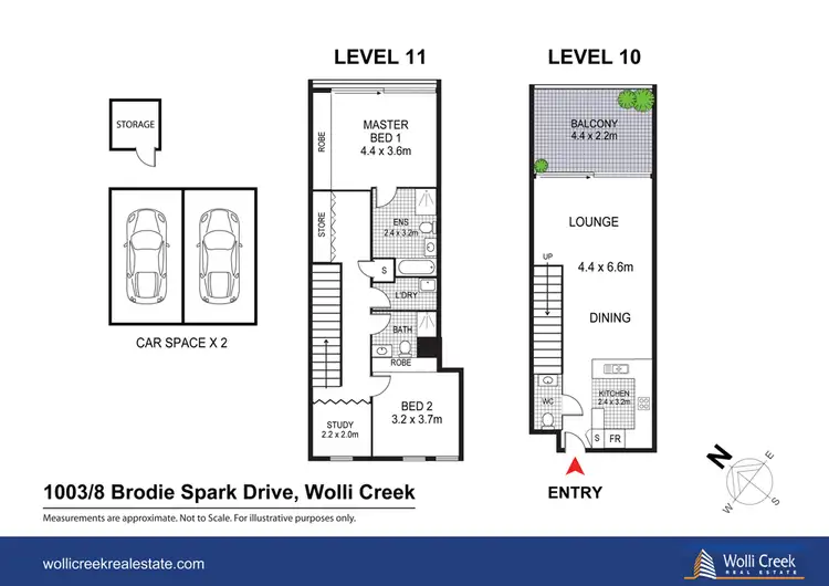 Floorplan of Homely apartment listing, 1003/8 Brodie Spark Dr, Wolli Creek NSW 2205