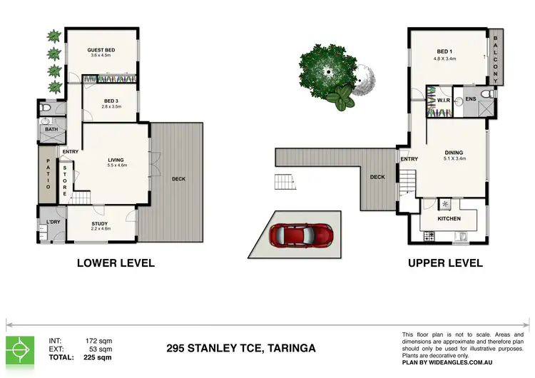 Floorplan of Homely house listing, 295 Stanley Tce, Taringa QLD 4068