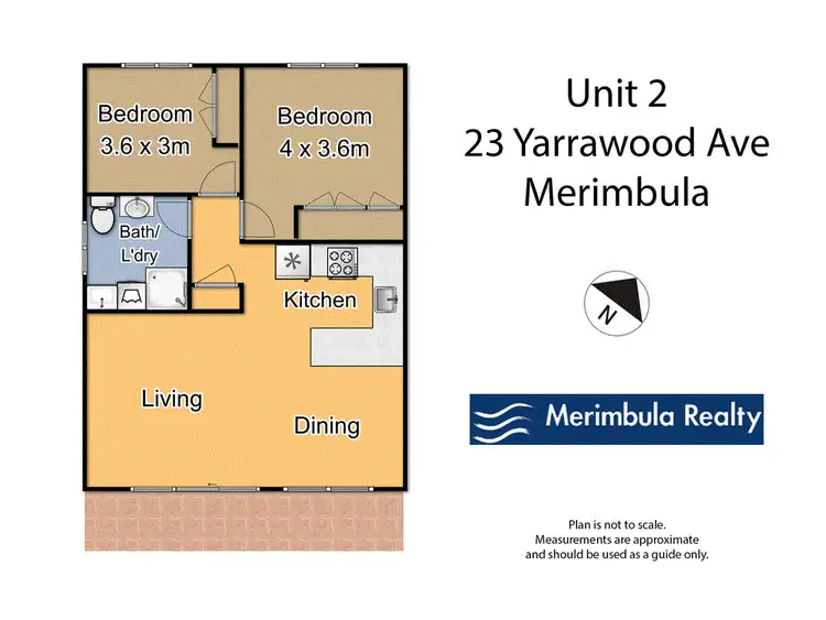 Floorplan of Homely unit listing, 2/23 Yarrawood Ave, Merimbula NSW 2548
