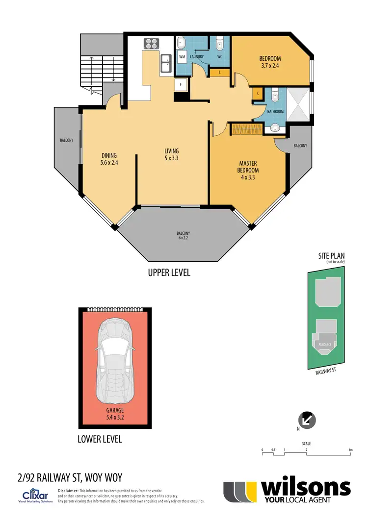 Floorplan of Homely apartment listing, 2/92 Railway St, Woy Woy NSW 2256