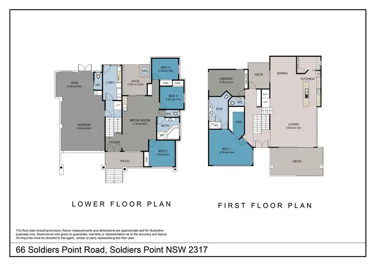 Floorplan of Homely house listing, 66 Soldiers Point Rd, Soldiers Point NSW 2317