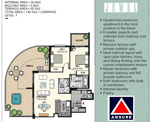 Floorplan of Homely apartment listing, 94/7 Broome St, Waterloo NSW 2017