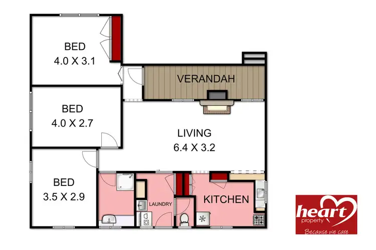 Floorplan of Homely house listing, 17 Hoddle Street, Sale VIC 3850