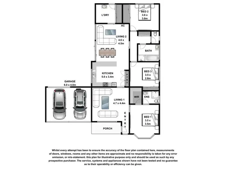Floorplan of Homely house listing, 168C Griffiths Street, Port Fairy VIC 3284