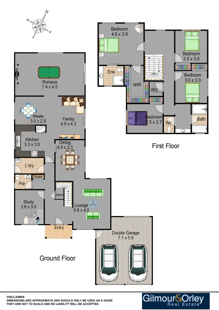 Floorplan of Homely house listing, 4 Castlefern Court, Kellyville NSW 2155