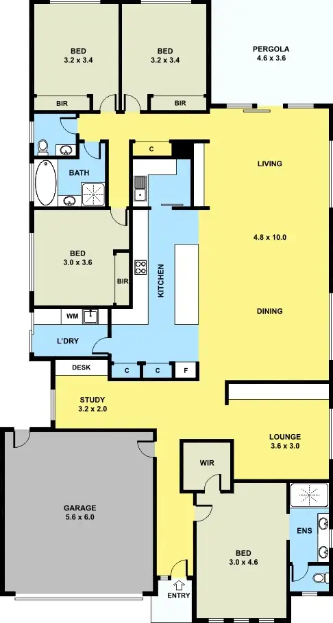 Floorplan of Homely house listing, 20 Garig Way, Tarneit VIC 3029