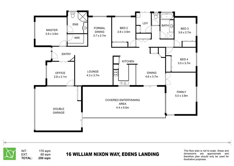 Floorplan of Homely house listing, 16 William Nixon Way, Edens Landing QLD 4207