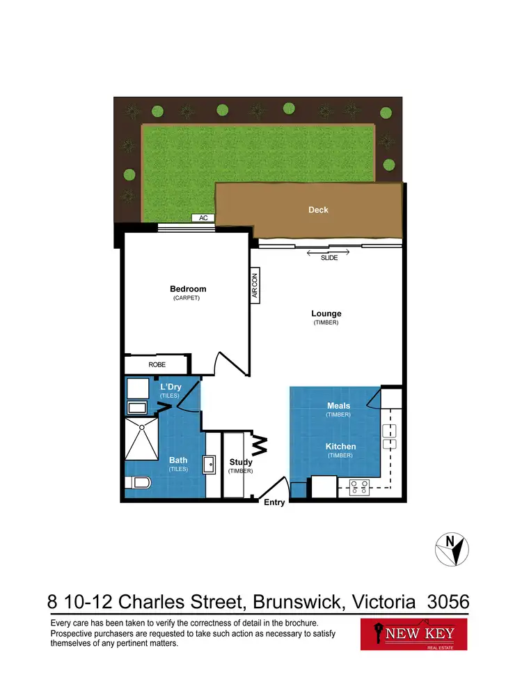 Floorplan of Homely apartment listing, 8/10-12 Charles Street, Brunswick VIC 3056