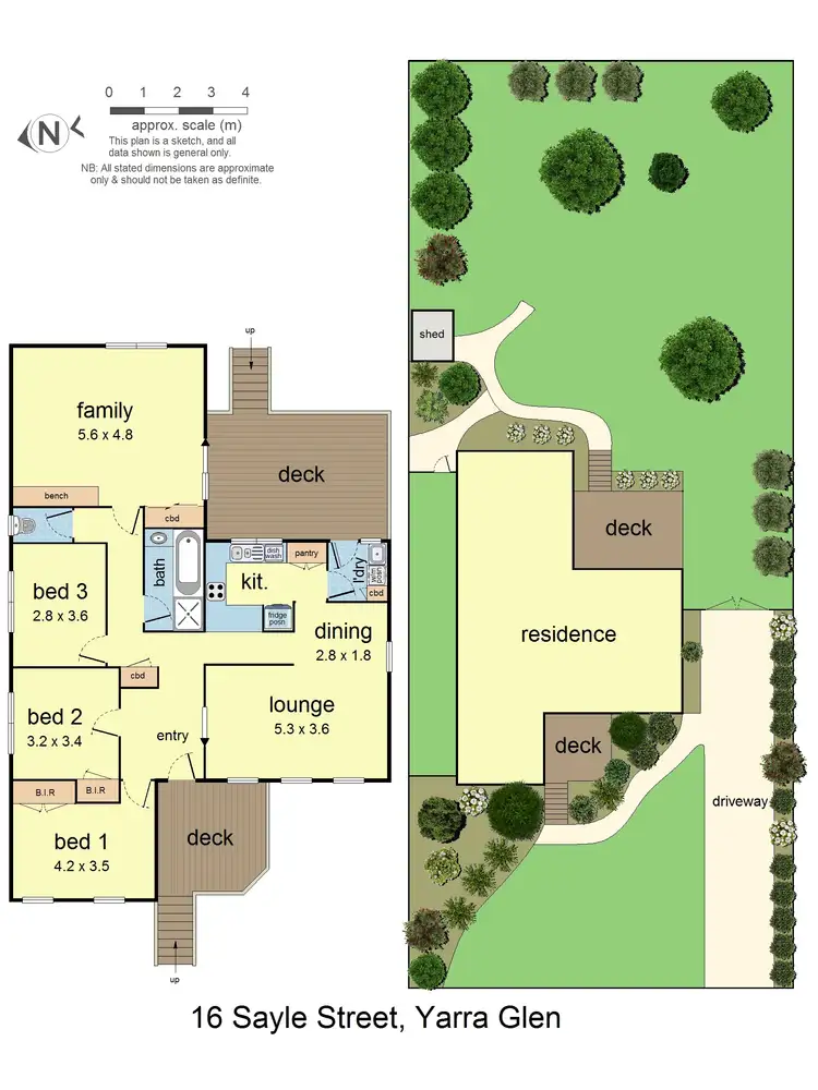 Floorplan of Homely house listing, 16 Sayle Street, Yarra Glen VIC 3775