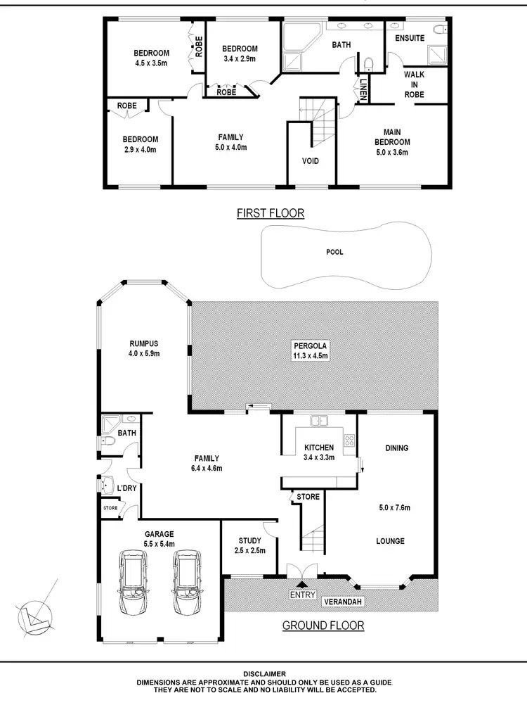 Floorplan of Homely house listing, 22 James Mileham Drive, Kellyville NSW 2155