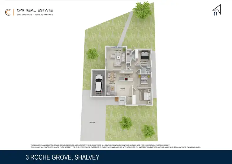 Floorplan of Homely house listing, 3 Roche Grove, Shalvey NSW 2770