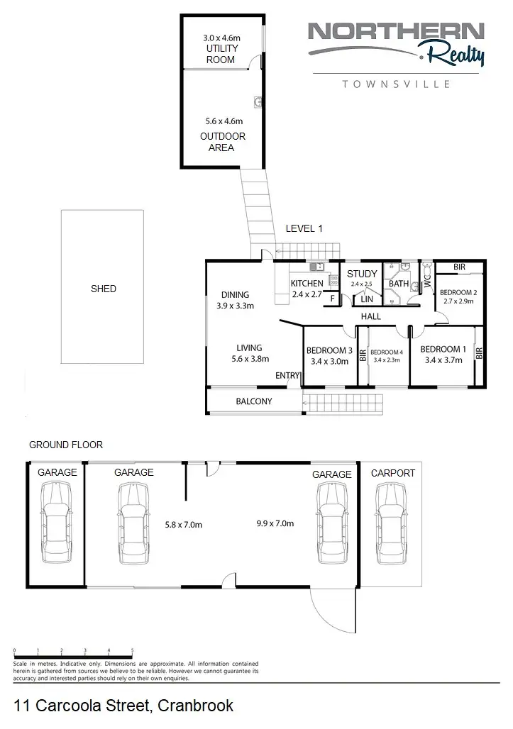 Floorplan of Homely house listing, 11 Carcoola Street, Cranbrook QLD 4814