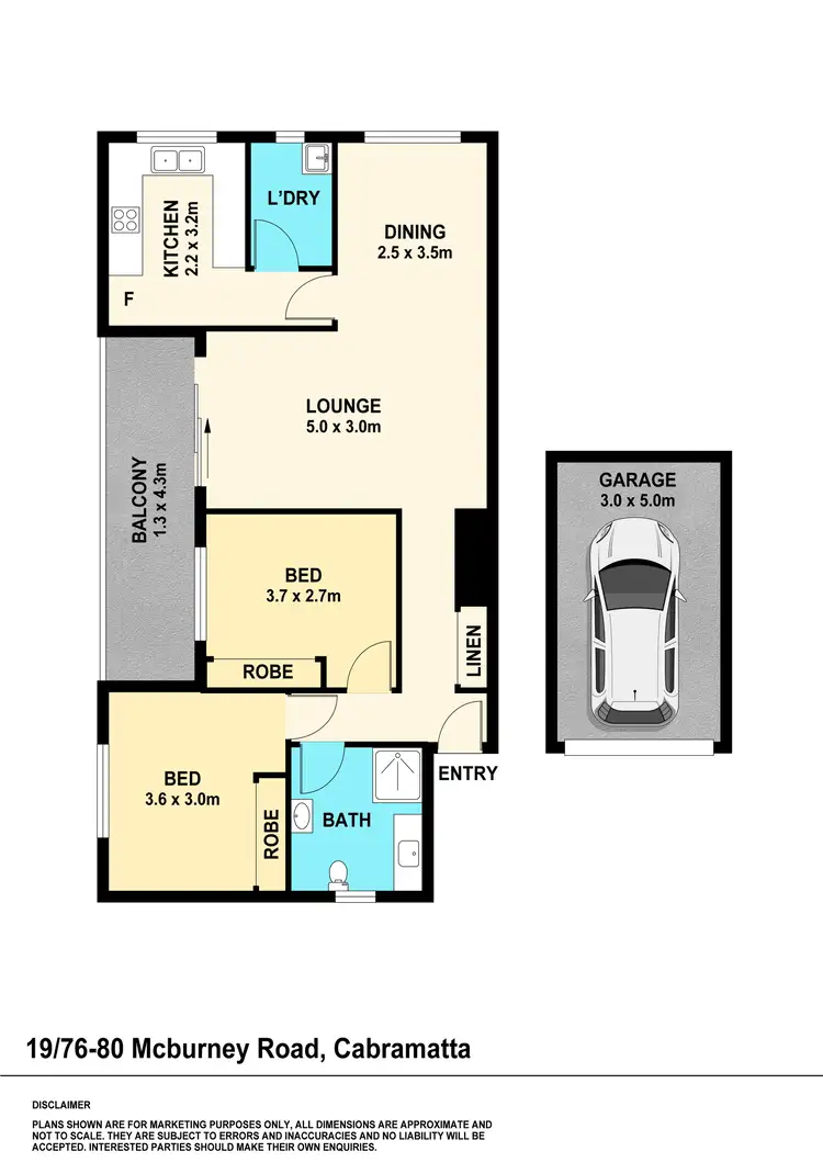 Floorplan of Homely unit listing, 19/76 McBurney Road, Cabramatta NSW 2166
