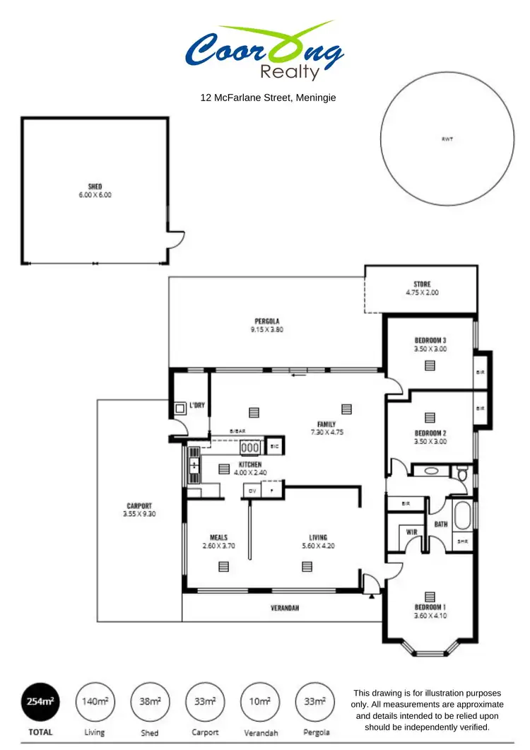 Floorplan of Homely house listing, 12 McFarlane Street, Meningie SA 5264