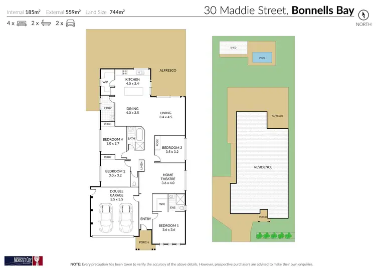 Floorplan of Homely house listing, 30 Maddie Street, Bonnells Bay NSW 2264