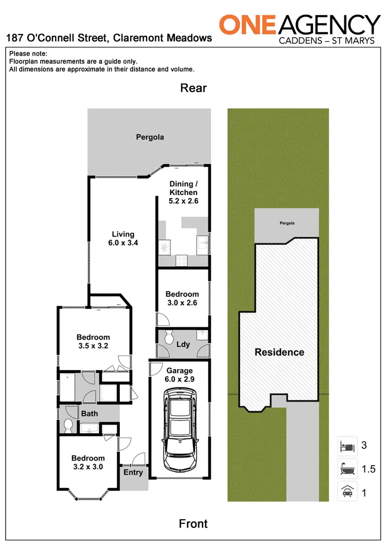 Floorplan of Homely house listing, 187 O'Connell Street, Claremont Meadows NSW 2747