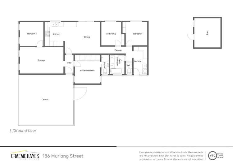 Floorplan of Homely house listing, 186 Murlong Street, Swan Hill VIC 3585