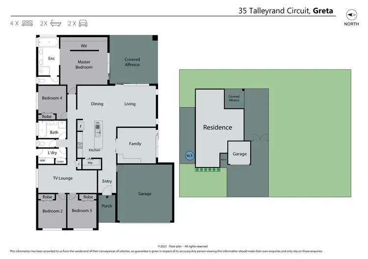 Floorplan of Homely house listing, 35 Talleyrand Circuit, Greta NSW 2334